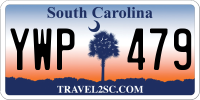 SC license plate YWP479