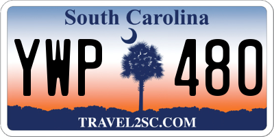 SC license plate YWP480