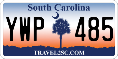 SC license plate YWP485
