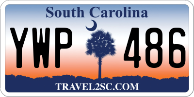 SC license plate YWP486
