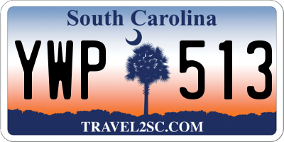 SC license plate YWP513