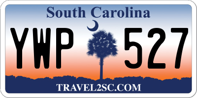 SC license plate YWP527