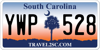 SC license plate YWP528