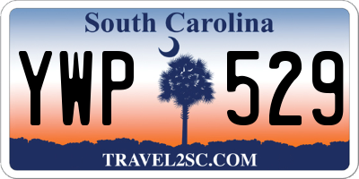 SC license plate YWP529