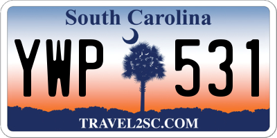 SC license plate YWP531