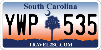 SC license plate YWP535