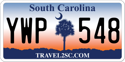 SC license plate YWP548
