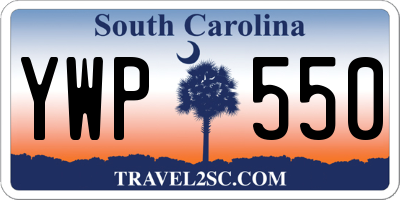 SC license plate YWP550