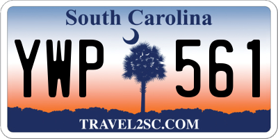 SC license plate YWP561