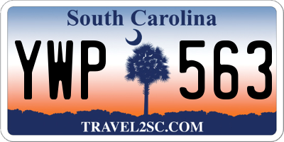 SC license plate YWP563