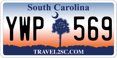 SC license plate YWP569