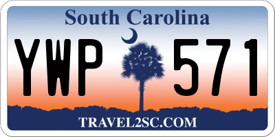 SC license plate YWP571