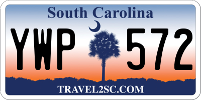 SC license plate YWP572