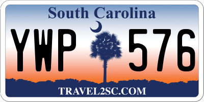 SC license plate YWP576