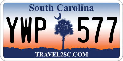 SC license plate YWP577