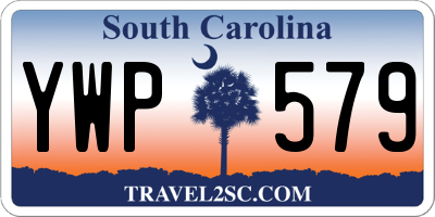 SC license plate YWP579