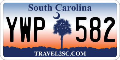 SC license plate YWP582