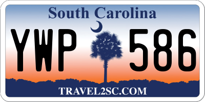 SC license plate YWP586
