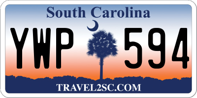 SC license plate YWP594