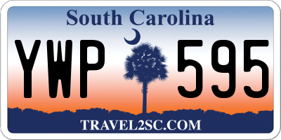 SC license plate YWP595