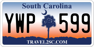 SC license plate YWP599