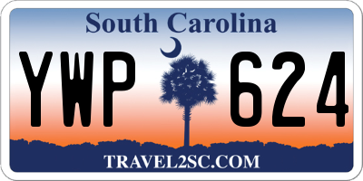 SC license plate YWP624