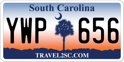 SC license plate YWP656