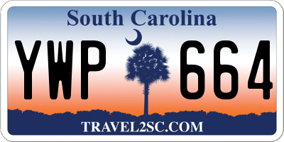 SC license plate YWP664