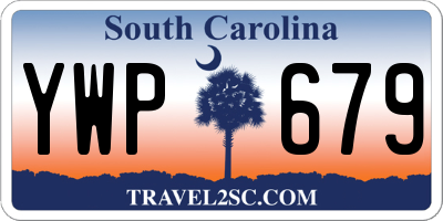 SC license plate YWP679