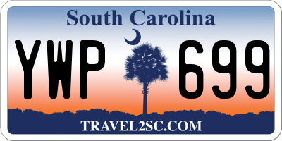 SC license plate YWP699