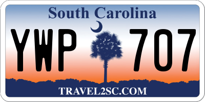 SC license plate YWP707
