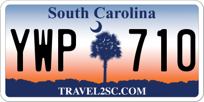 SC license plate YWP710