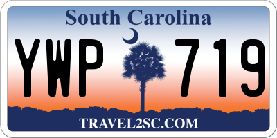 SC license plate YWP719