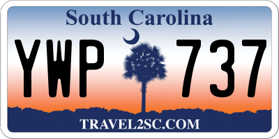 SC license plate YWP737