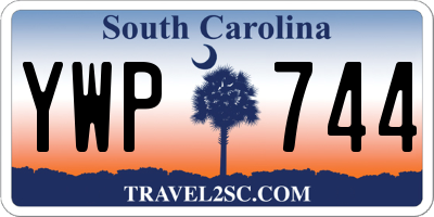 SC license plate YWP744