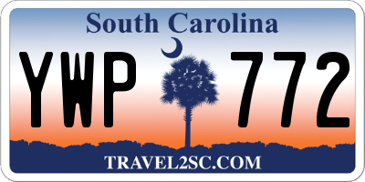 SC license plate YWP772