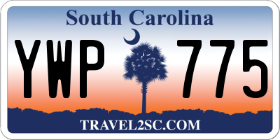 SC license plate YWP775