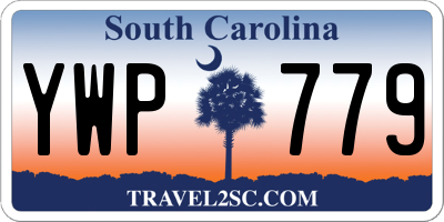 SC license plate YWP779