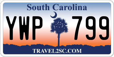 SC license plate YWP799