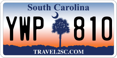 SC license plate YWP810