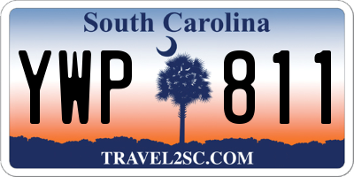 SC license plate YWP811