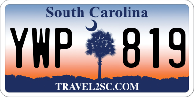 SC license plate YWP819
