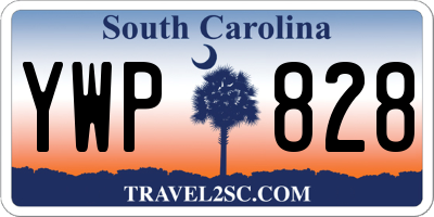 SC license plate YWP828