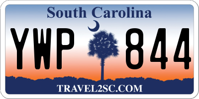 SC license plate YWP844
