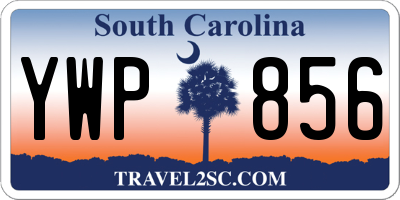 SC license plate YWP856