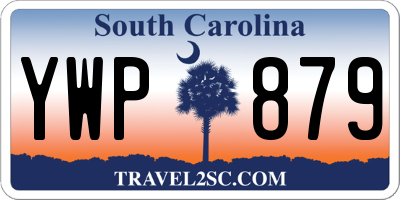 SC license plate YWP879