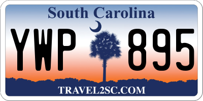 SC license plate YWP895