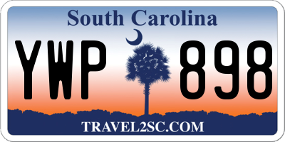 SC license plate YWP898
