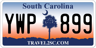 SC license plate YWP899