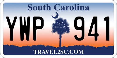 SC license plate YWP941